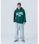 COLLEGE LOGO KNIT PULLOVER HOODIE
