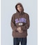 COLLEGE LOGO KNIT PULLOVER HOODIE