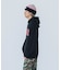 COLLEGE LOGO KNIT PULLOVER HOODIE