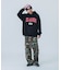 COLLEGE LOGO KNIT PULLOVER HOODIE
