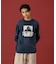 DISCHARGE PRINTED OG L/S TEE