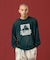 DISCHARGE PRINTED OG L/S TEE