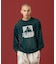 DISCHARGE PRINTED OG L/S TEE