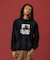 DISCHARGE PRINTED OG L/S TEE