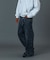 EMBOSSED DENIM PANTS