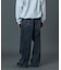 EMBOSSED DENIM PANTS