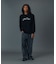 EMBOSSED DENIM PANTS