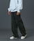 EMBOSSED DENIM PANTS