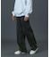 EMBOSSED DENIM PANTS