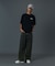EMBOSSED DENIM PANTS