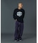 EMBOSSED DENIM PANTS