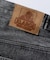 EMBOSSED DENIM PANTS