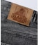 EMBOSSED DENIM PANTS