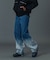 FADED DENIM PANTS