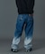 FADED DENIM PANTS