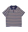 STRIPED KNIT POLO SHIRT