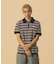 STRIPED KNIT POLO SHIRT