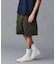 EMBROIDERED LOGO CARGO SHORT PANTS