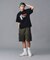 EMBROIDERED LOGO CARGO SHORT PANTS