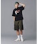 EMBROIDERED LOGO CARGO SHORT PANTS