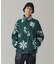 ALLOVER PRINT REVERSIBLE PUFFER JACKET