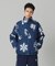 ALLOVER PRINT REVERSIBLE PUFFER JACKET