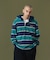 STRIPE HOODED L/S SHIRT