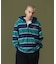 STRIPE HOODED L/S SHIRT