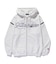 LINE ZIP UP HOODED SWEATSHIRT