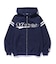 LINE ZIP UP HOODED SWEATSHIRT