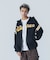 LINE ZIP UP HOODED SWEATSHIRT