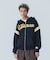 LINE ZIP UP HOODED SWEATSHIRT