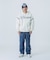 LINE ZIP UP HOODED SWEATSHIRT