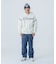 LINE ZIP UP HOODED SWEATSHIRT