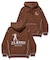 CONTRAST STITCH PULLOVER HOODED SWEATSHIRT