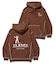 CONTRAST STITCH PULLOVER HOODED SWEATSHIRT