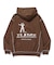 CONTRAST STITCH PULLOVER HOODED SWEATSHIRT