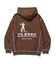 CONTRAST STITCH PULLOVER HOODED SWEATSHIRT