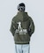 CONTRAST STITCH PULLOVER HOODED SWEATSHIRT