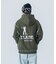 CONTRAST STITCH PULLOVER HOODED SWEATSHIRT
