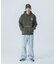 CONTRAST STITCH PULLOVER HOODED SWEATSHIRT