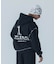 CONTRAST STITCH PULLOVER HOODED SWEATSHIRT
