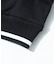 STRIPED RIB HALF ZIP SWEATSHIRT