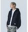 EMBOSSED OLD ENGLISH HOODED WORK JACKET