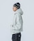 EMBOSSED OLD ENGLISH HOODED WORK JACKET
