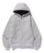 EMBOSSED OLD ENGLISH HOODED WORK JACKET