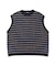 STRIPED KNIT VEST