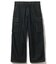 COLOR STITCHED DENIM CARGO PANTS