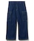 COLOR STITCHED DENIM CARGO PANTS