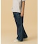 COLOR STITCHED DENIM CARGO PANTS